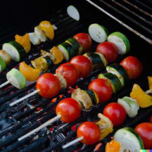 grill vegetables